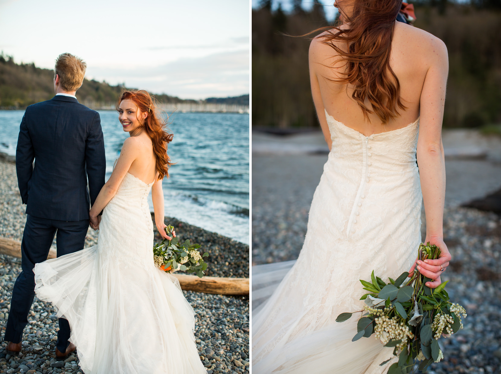 Golden Gardens Beach Elopement